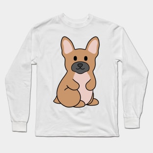 Brown French Bulldog Long Sleeve T-Shirt